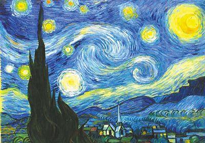 梵高《星月夜》|星空|印象派画家|圣雷米_网易订阅