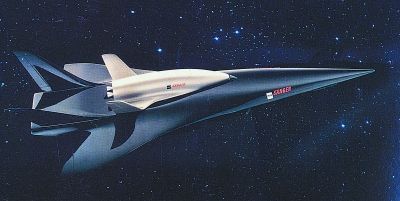 德国两级空天飞机"桑格尔"示意图