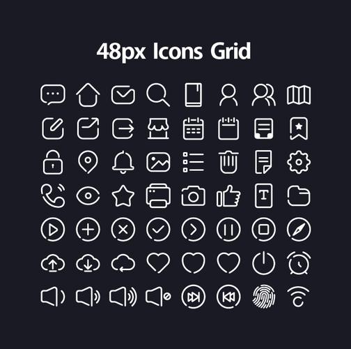 48px icons grid