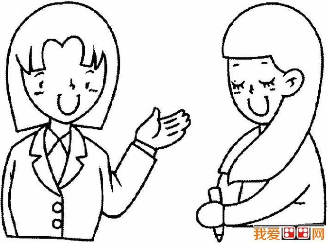 老师简笔画图片,男老师简笔画,女老师简笔画