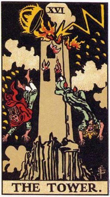 《赛博朋克2077》塔罗牌艺术构图与剧情关系_高塔