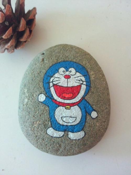 哆啦a梦,石头画
