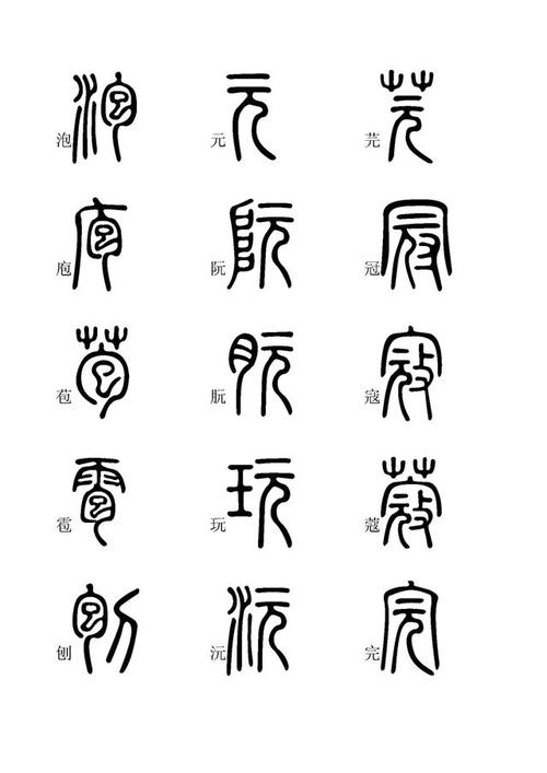 小篆字体快速入门学习(四),全文高清,建议收藏