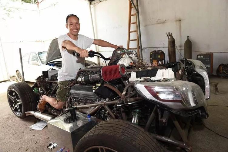 5年自制原子车!这次,他更牛了