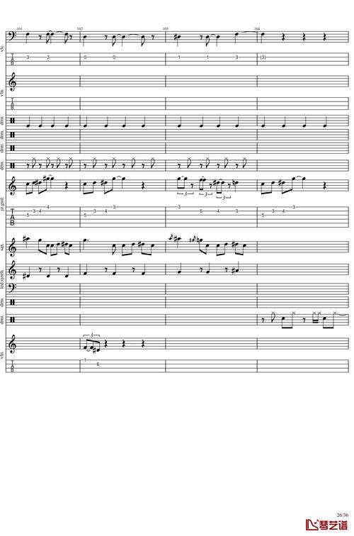epicsaxguy钢琴谱raycharleshittheroadjack