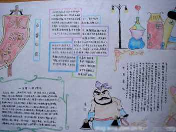 人物传记手抄报水浒传