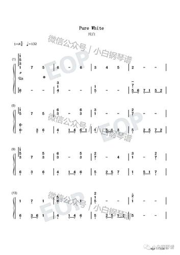 「琴谱|纯白」-deemo游戏音乐 - v.k克(含简谱)