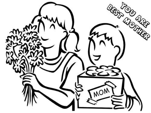 母亲节创意简笔画