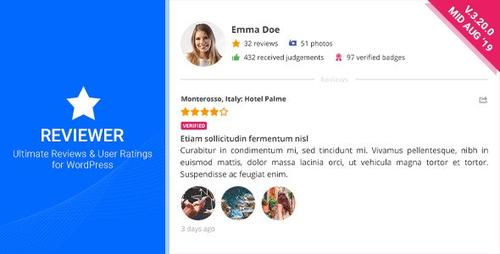 reviewer - 快速简单评论 wordpress 插件
