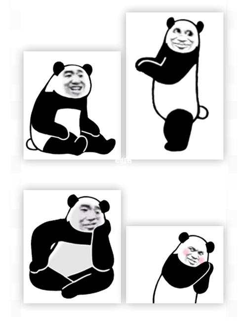 超火的熊猫表情包_表情包_我最爱的表情包_素材_表情包