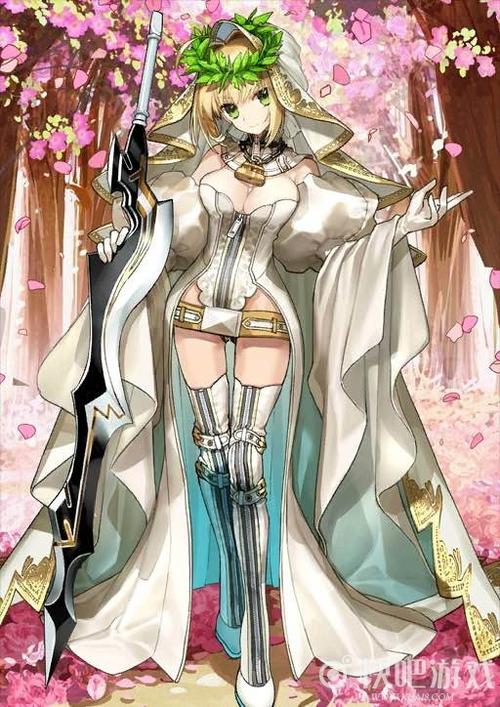 fgo尼禄花嫁各阶段立绘一览