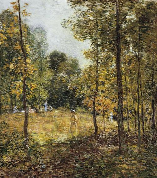 自然的真意和力量威拉德梅特卡夫世界名画郊游