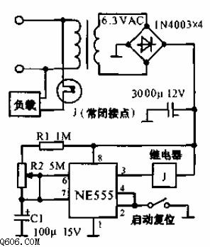01小时定时器电路图