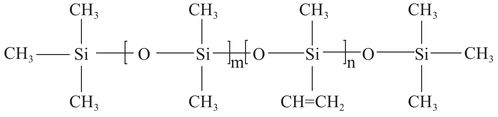 甲基乙烯基硅橡胶(mvsr)的分子结构