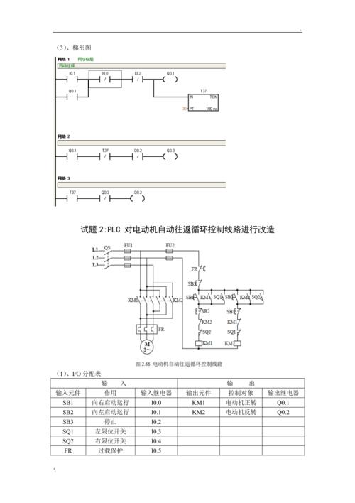 io分配表和plc外部接线图