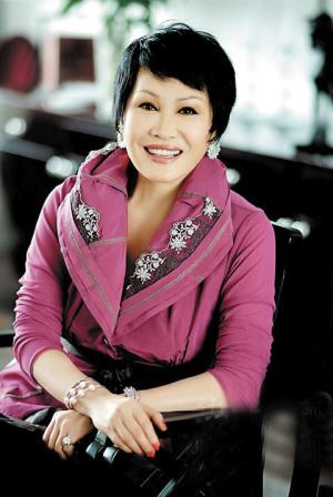 靳羽西(资料图片)