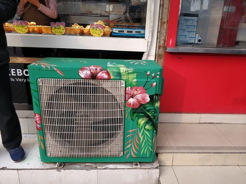 做一个文艺范的空调外机.