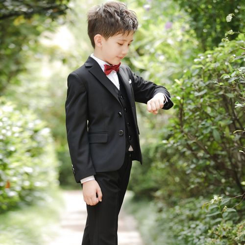 [衣诺坊童装旗舰店] 儿童西装套装花童礼服韩版男童西服外套小男孩