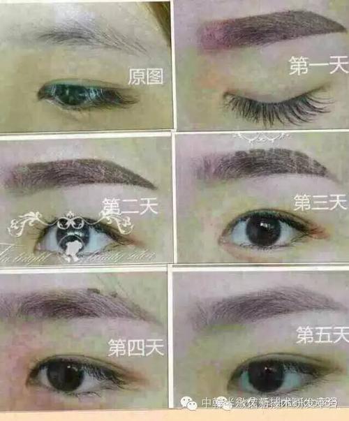 要做半永久眉毛首先接受眉毛的蜕变过程科普贴