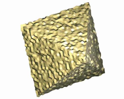 anisotropic filtering of non-linear surface