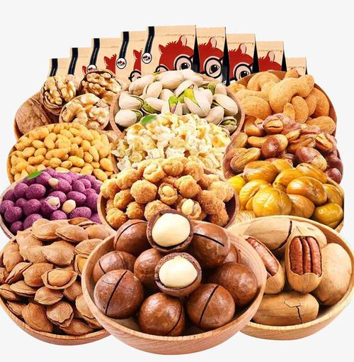 三只松鼠大礼包组合零食免抠素材免费下载_觅元素51su