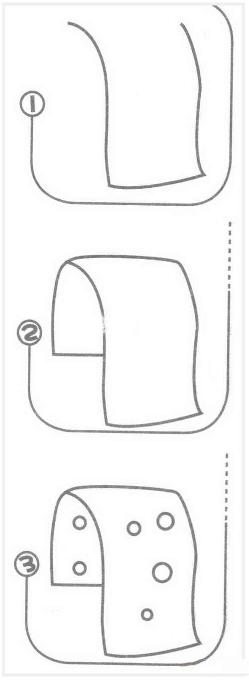 儿童毛巾怎么画