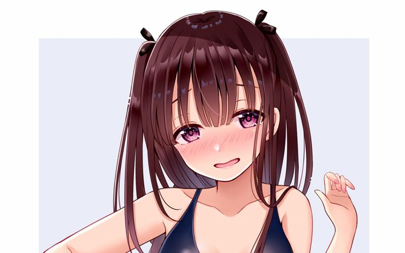 性感大胸美女水灵灵精致妩媚二次元壁纸