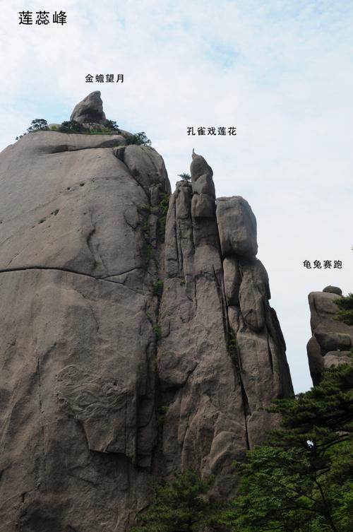 记录黄山怪石