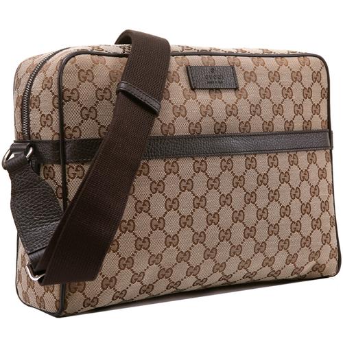 gucci/古驰男士帆布单肩斜挎包449173 ky9kn 9886
