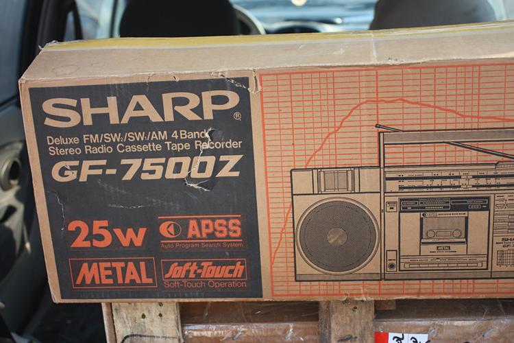 日本进口sharpgf-7500收录机收音机成色新以上以上