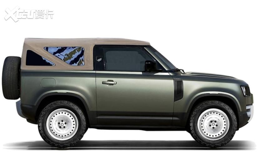 多种颜色可选,敞篷才是性感!路虎全新卫士90敞篷版