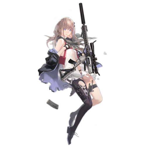 少女前线官方人物立绘图片之突击步枪类四星