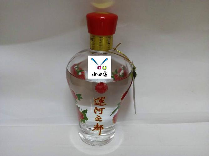 由由客运河之都酒水晶牡丹裸瓶两瓶36度同兖州特曲神州剑兴隆塔