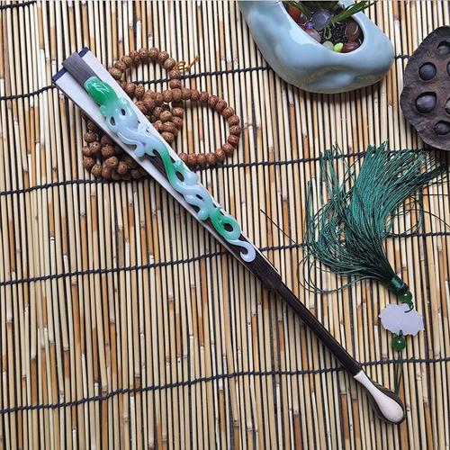 三生三世白浅杨幂同款玉清昆仑扇子折扇中国风古装道具有实物图
