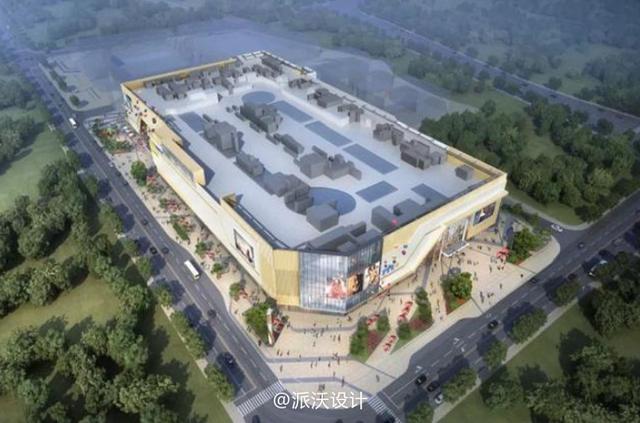 广州南岗万达广场购物中心设计效果图