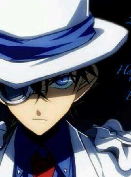 有哪位大神能帮我把基德的左边补全吗?我想用来做头像但技术很菜.