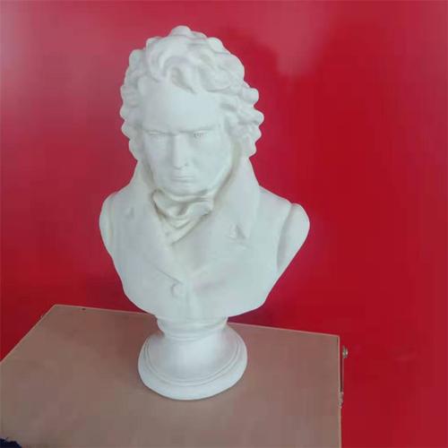 贝多芬石膏像高58cm厂家直销美术写生教具素描静物室内摆件石膏像
