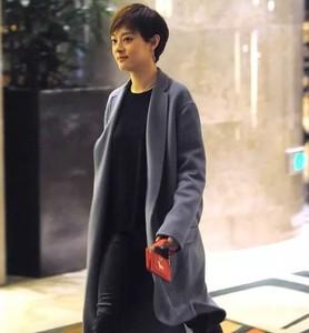 孙俪同款毛呢大衣