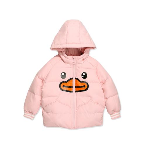 bduck小黄鸭童装儿童羽绒服男童加厚外套21新款女童宝宝保暖冬装