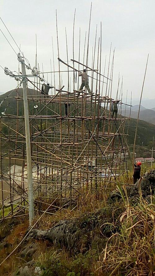 《元旦预案电力跨越施工》