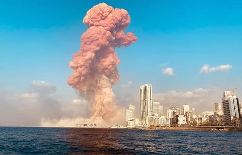 贝鲁特大爆炸,中国改造护卫舰遭受猛烈冲击波,仍安然无恙