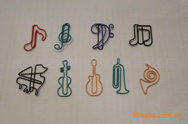 吉它回形针 花形回形针 圣诞树回形针 圣诞帽回形针