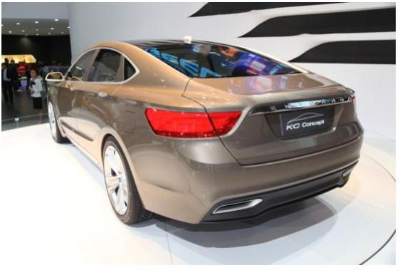 吉利kc概念车:动感本色 耀世华章