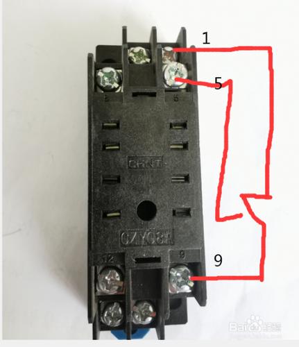 中间继电器怎么接线