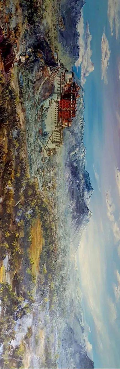 你幻想布达拉宫所有美好的样子或许都在他的画里