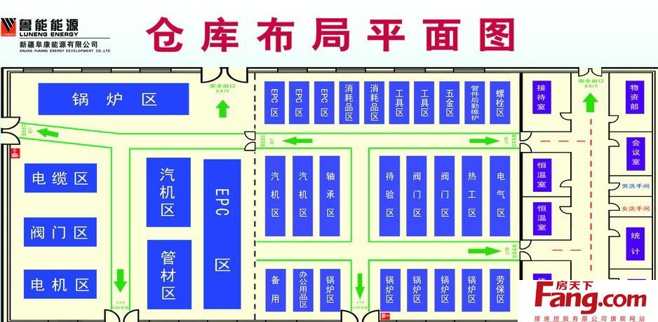 仓库平面图