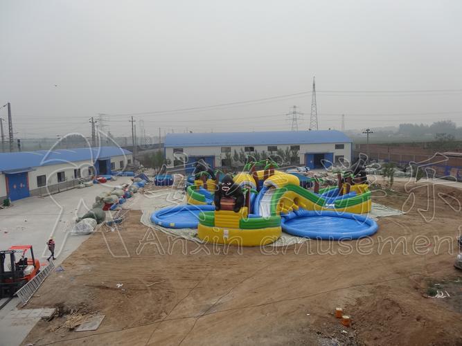 大众休闲拓展项目广场经营项目充气产品商业大蹦床安信游乐设备专业