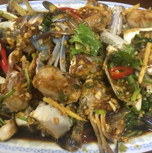 腌蟹潮汕 潮汕生腌海鲜螃蟹梭子蟹500g 罐装即食腌制新鲜卤蟹呛蟹鲜活