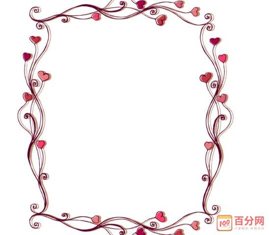 简洁好看的手抄报花边边框图片