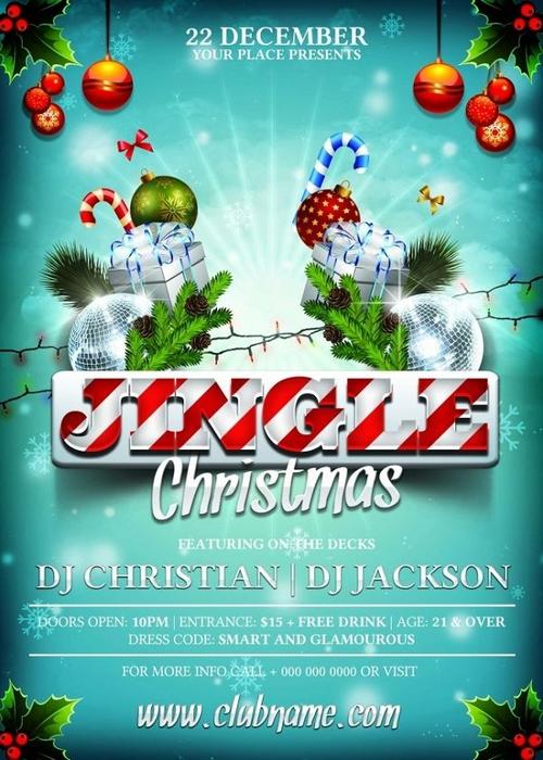 历年百货超市创意圣诞海报_联商图库